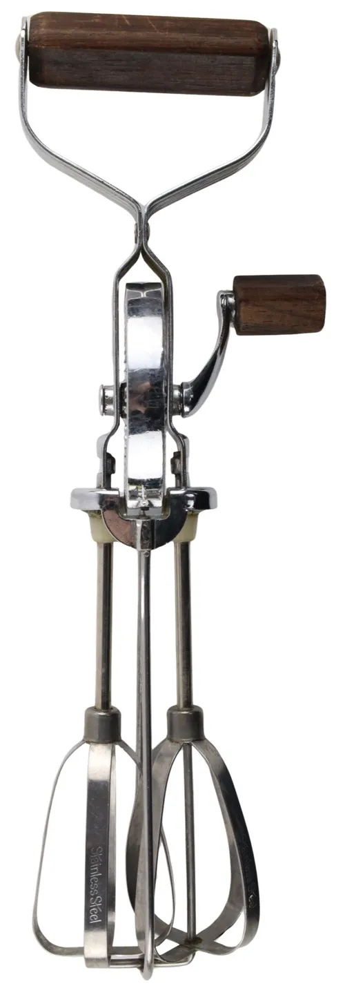 Vintage Hand Mixer With Wood Handle