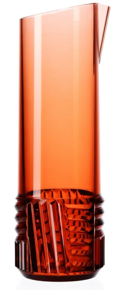 Clear Orange Trama Carafe Pitcher