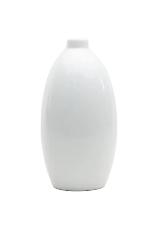 White Gloss Ceramic Bud Vase