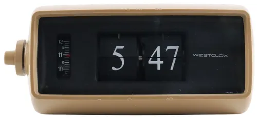 Vintage Beige Flip Clock