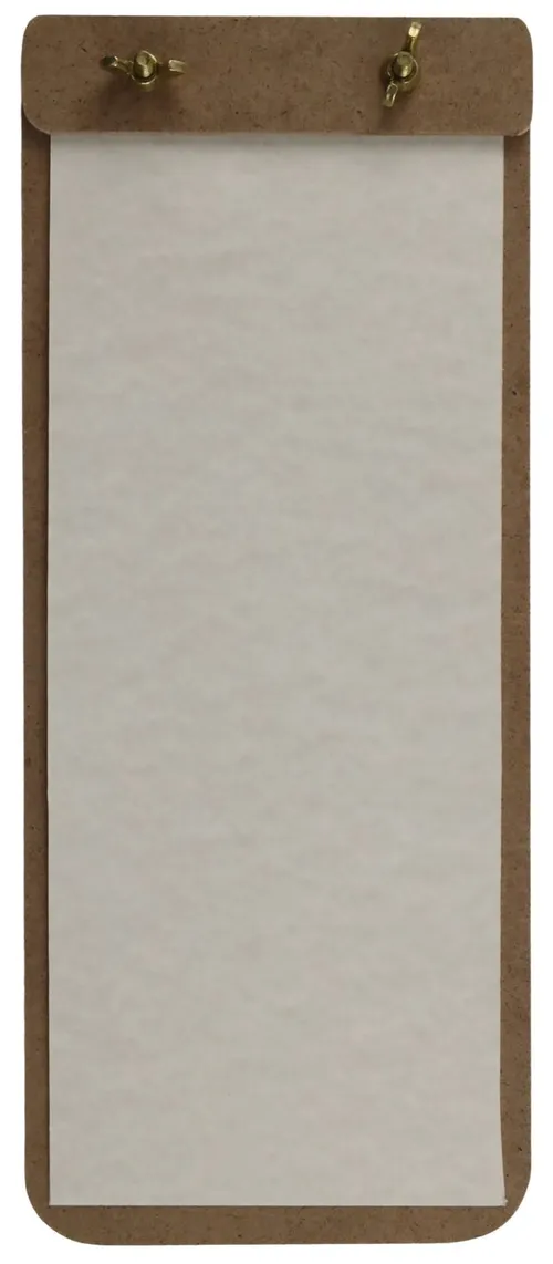 Narrow Wood Clipboard