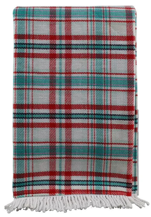 Pink & Blue Plaid Waterproof Picnic Blanket