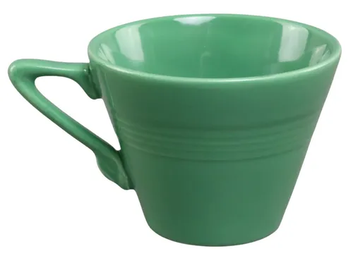 Solid Green Ceramic Tea Cup