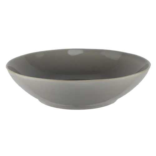 Taupe Grey Crackle Bowl