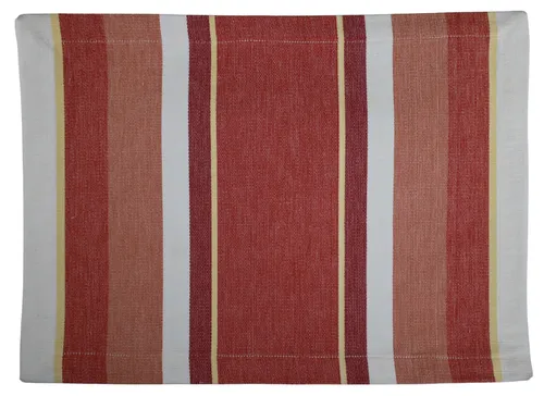 Red & White Stripe Rectangular Placemat