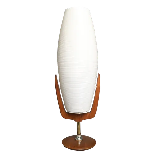 Vintage Teak Rotaflex Table Lamp 