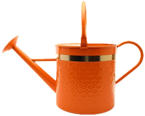 Orange Tin Watering Can