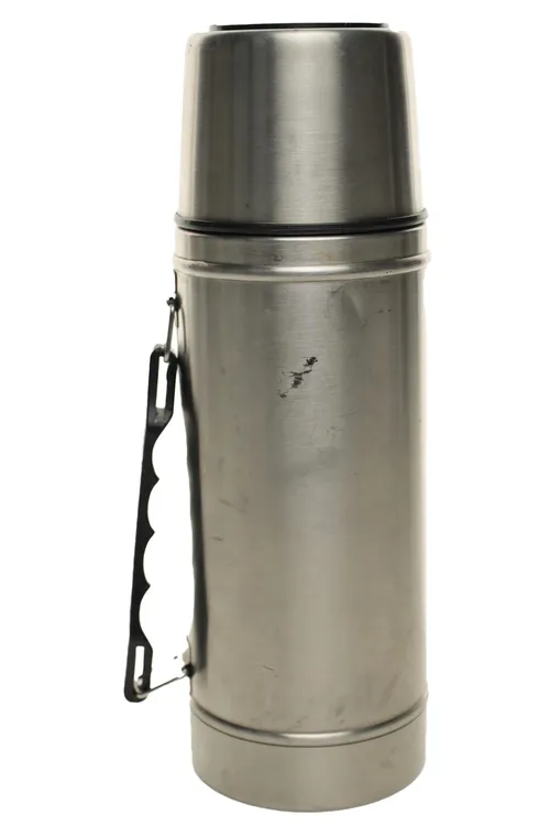 Brushed Stainless Steel Metal Thermos