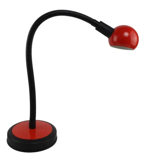 Red Bendable Arm Desk Lamp