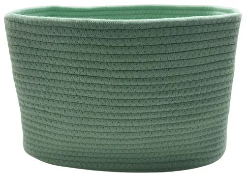 Green Woven Storage Basket