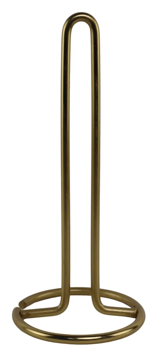 Gold Metal Paper Towel Holder
