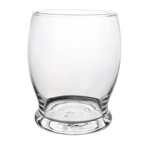 Clear Glass Oval Vase