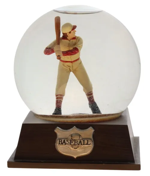 Baseball Snow Globe