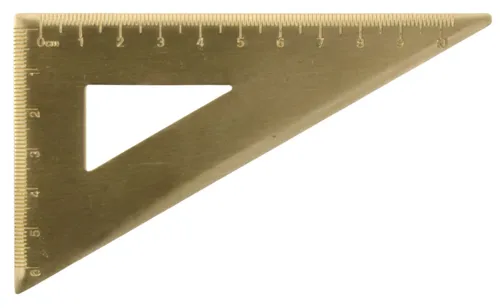 Brass Set Scale Ruler