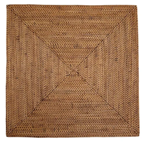 Natural Rattan Square Placemat