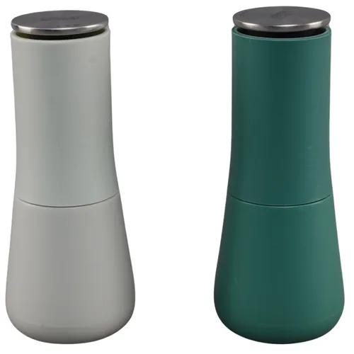 Grey & Green Salt & Pepper Set