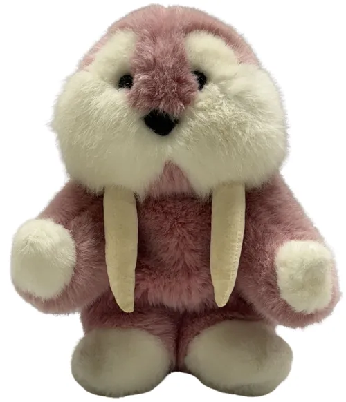 Pink Walrus Plush Stuffed Animal