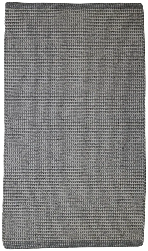 Light Blue & Beige Entry Mat Rug 2'10