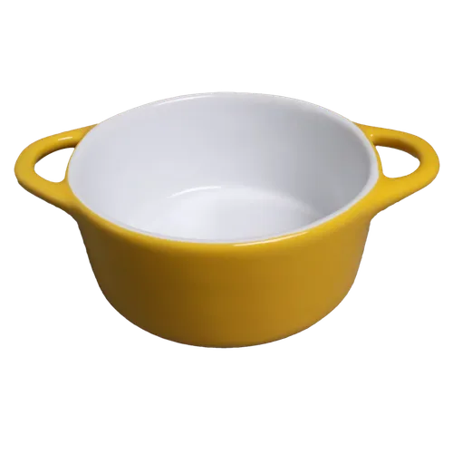 School Bus Yellow Cocotte Baking Dish