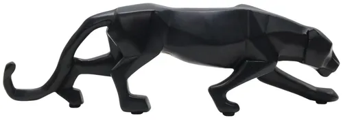 Black Ceramic Geometric Panther