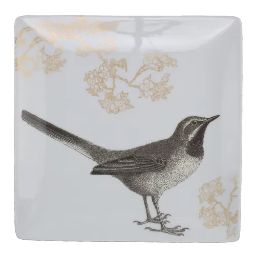 Square Standing Bird Side Plate