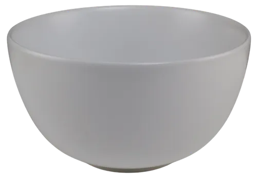 Matte White Stoneware Mixing Bowl
