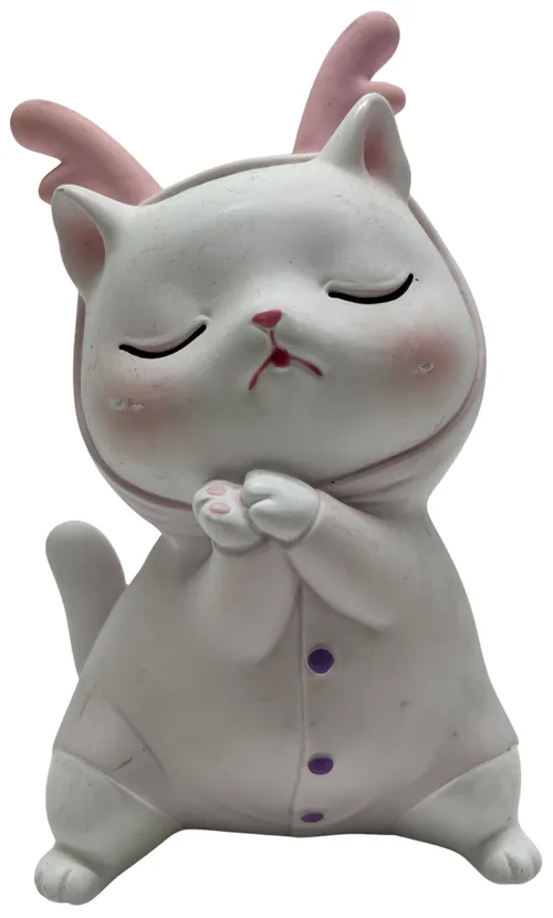 White Cat Vinyl Figure