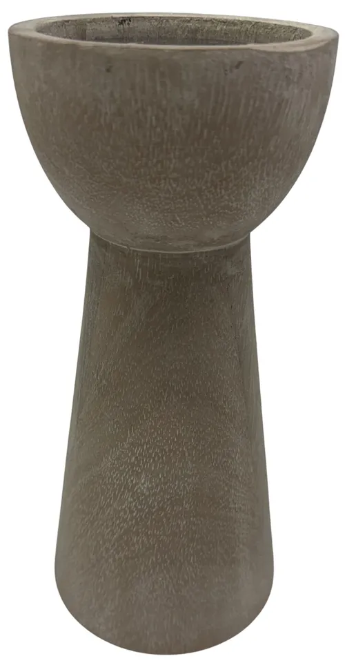 Natural Tapered Candle Holder