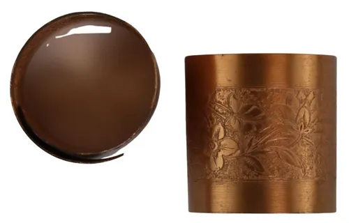 Etched Copper Napkin Ring