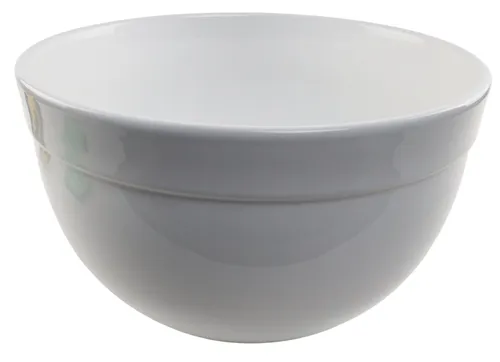 White Rimmed Mixing Bowl