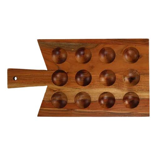 Dozen Egg Wood Serving Board
