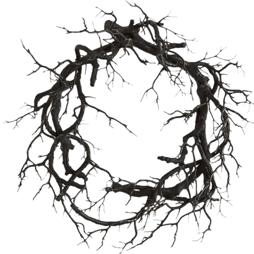 Black Branch Halloween Wreath