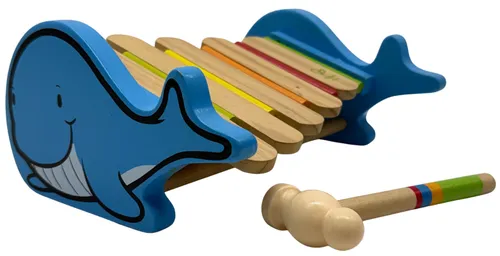 Blue Whale Wood Xylophone