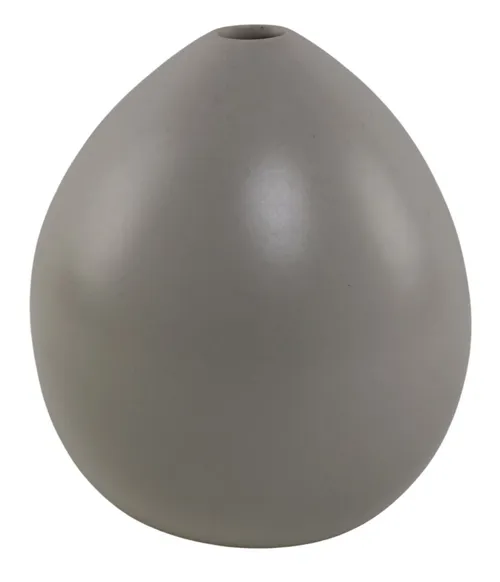 Matte White Ceramic Egg Vase