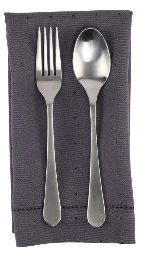 Dark Grey With Polka Dots Napkin