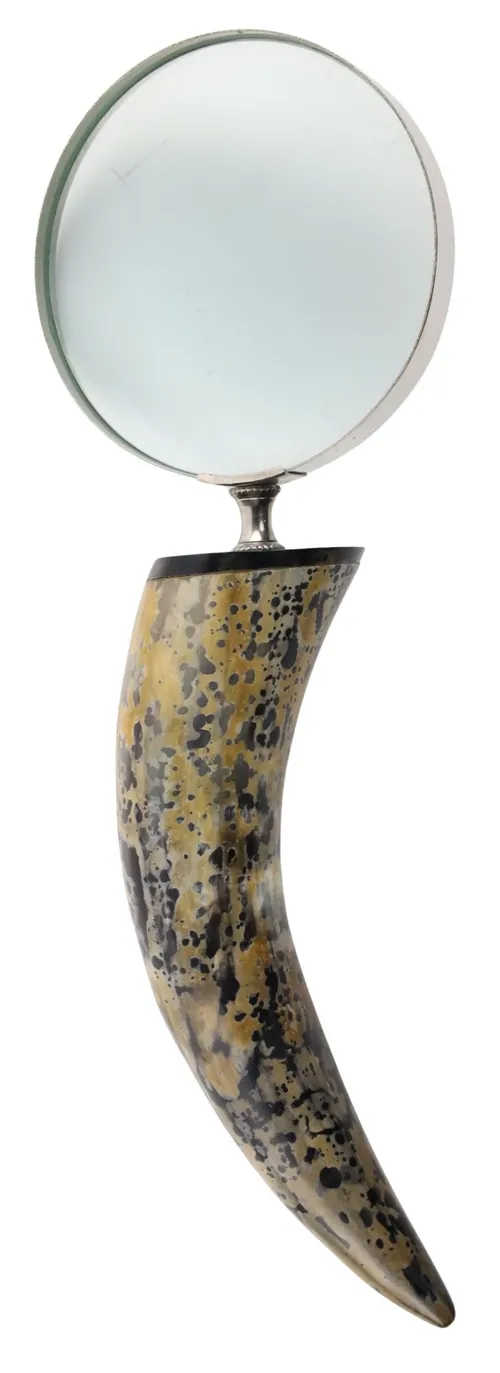 Magnifying Glass With Horn Handle 
