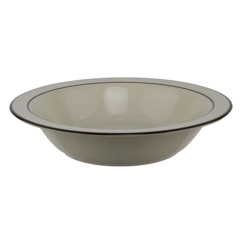 Cream Speckled Espresso Rim Cereal Bowl