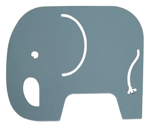Pale Blue Elephant Trivet 