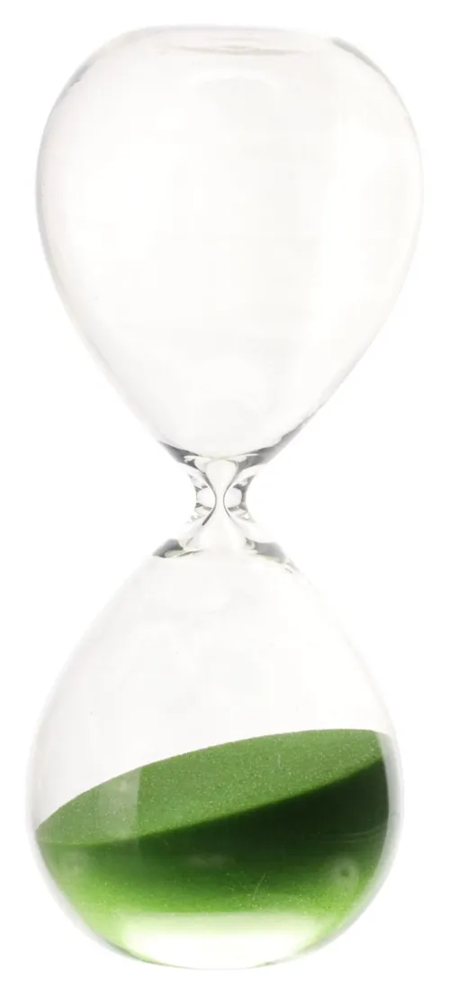 Bright Green Sand Glass Sand Timer