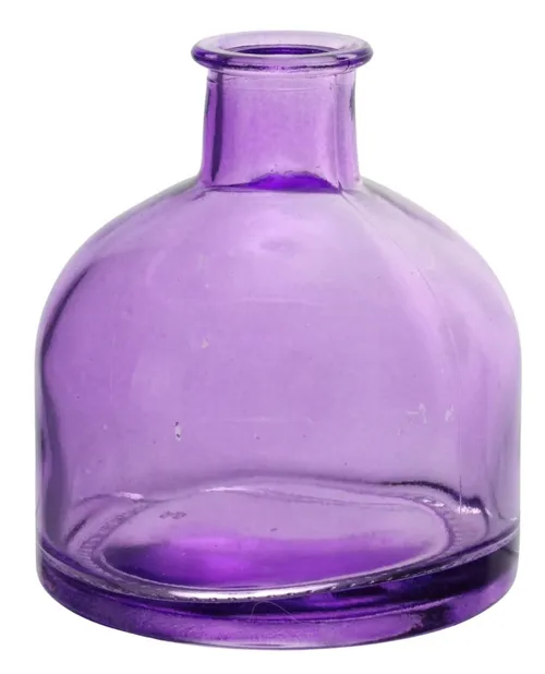 Purple Clear Glass Vase Collection - C
