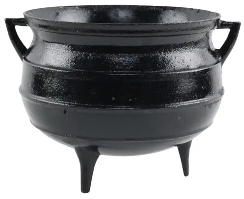 Black Cast Iron Cauldron