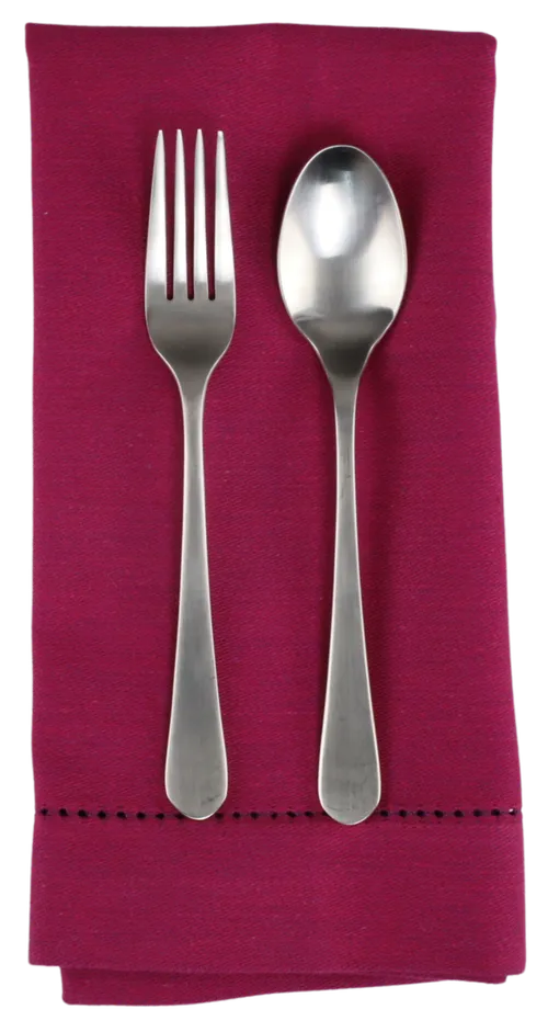 Fuchsia With Eyelet Trim Napkin