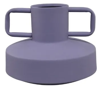 Light Purple Metal Vase