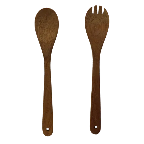 Wooden Stub Nose Serving Set