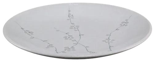 White Cherry Blossom Serving Bowl