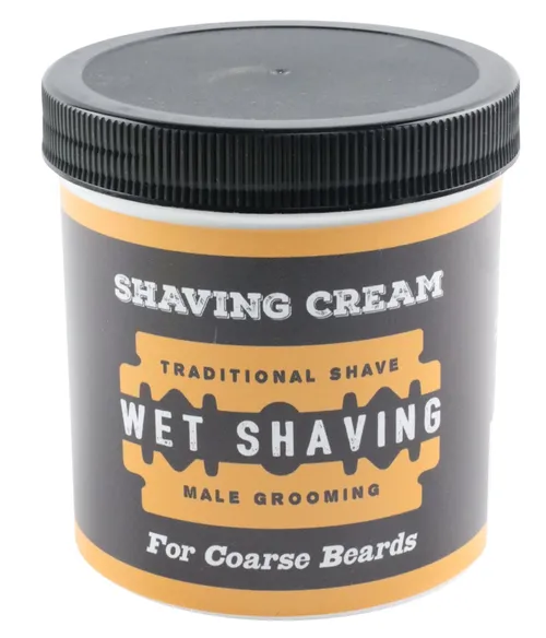 Generic Shaving Cream Coarse Beards Container