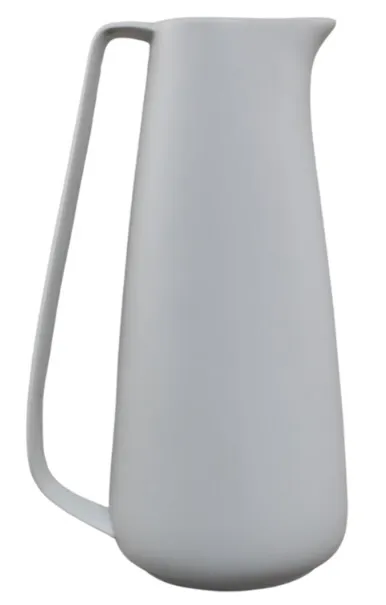 Matte White Ceramic Pitcher