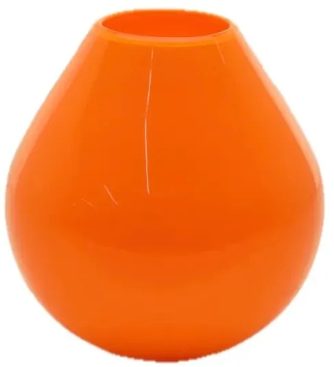 Carrot Orange Glass Vase