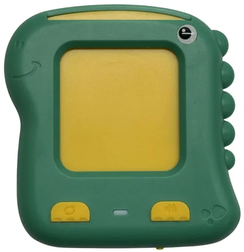 Green Dinosaur Handheld Flash Card Reader Toy