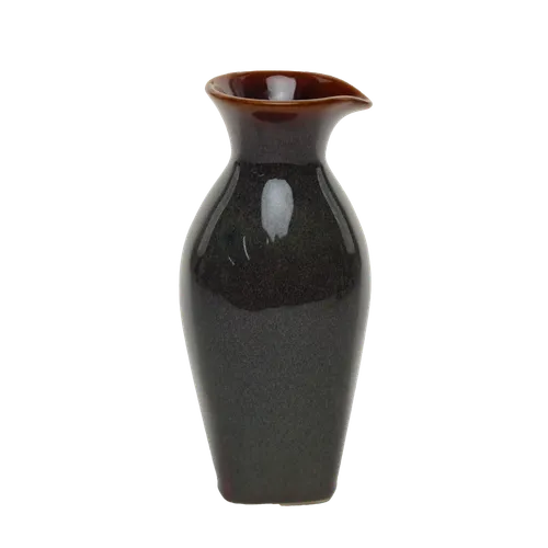Grey & Brown Speckled Ceramic Sake Decanter